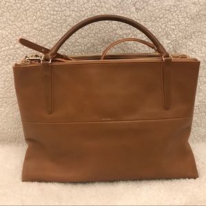 Coach large leather Borough bag